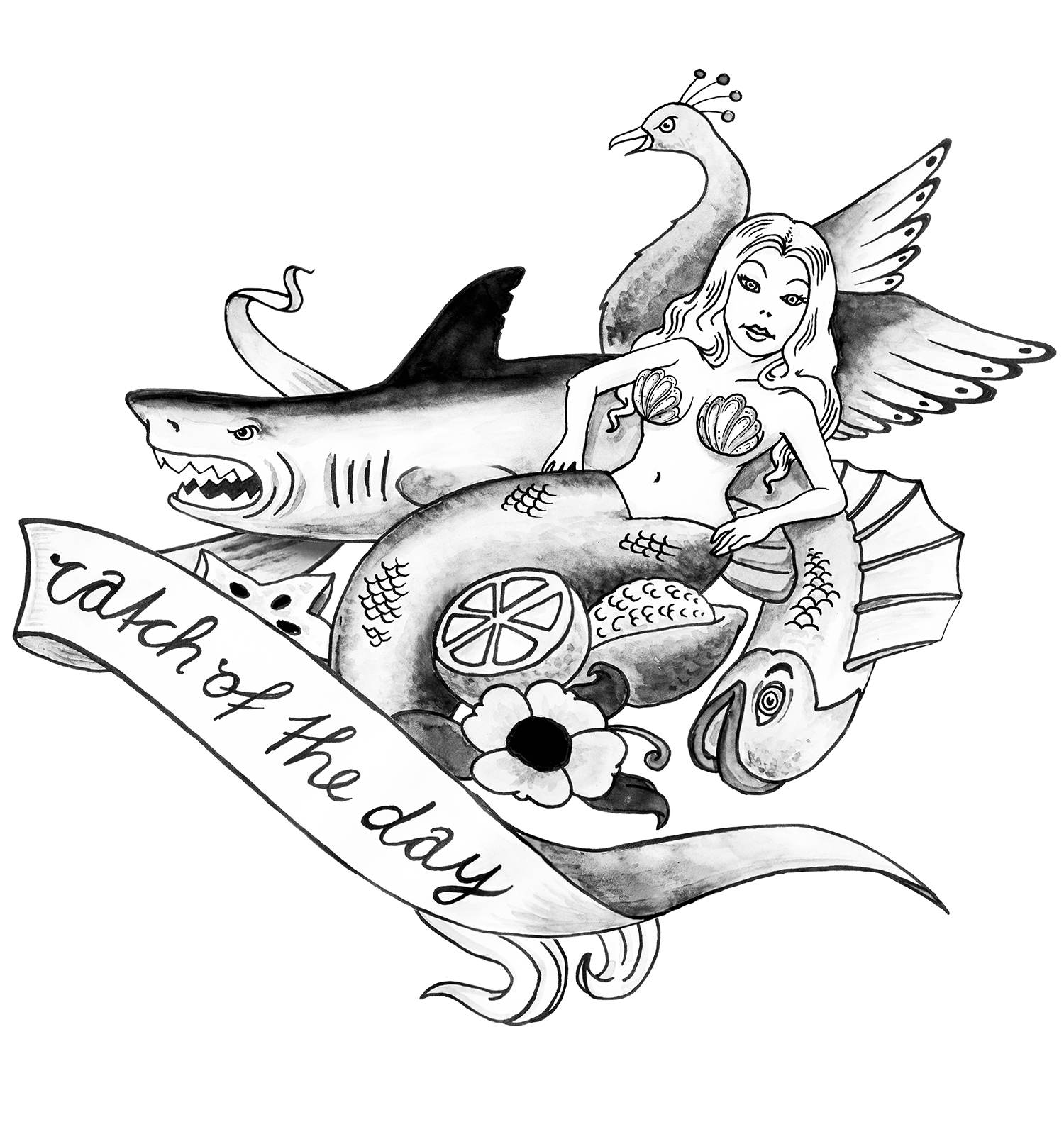 LUZ Seebistro Tattoo Catch of the day