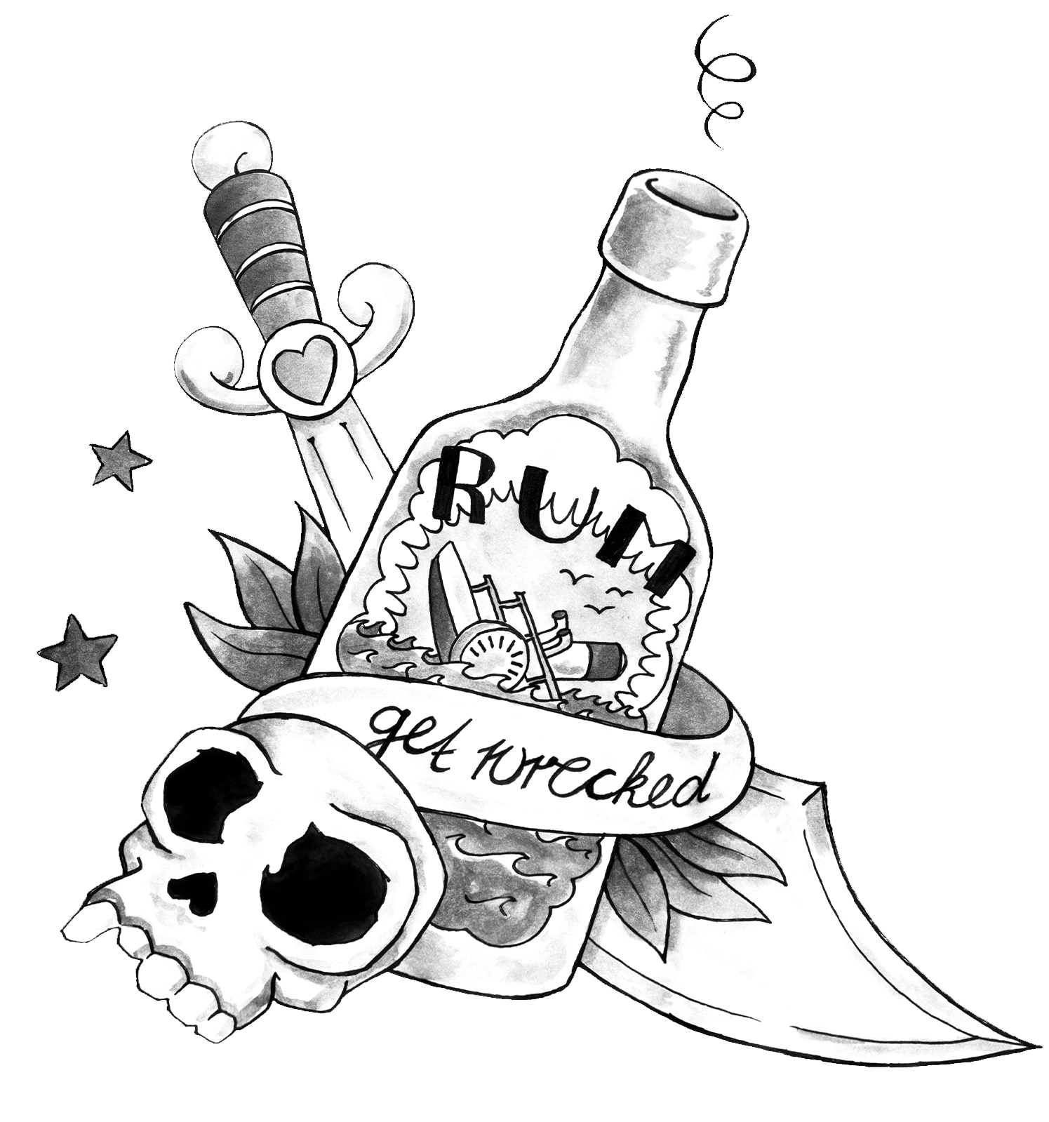 LUZ Seebistro Tattoo get wrecked